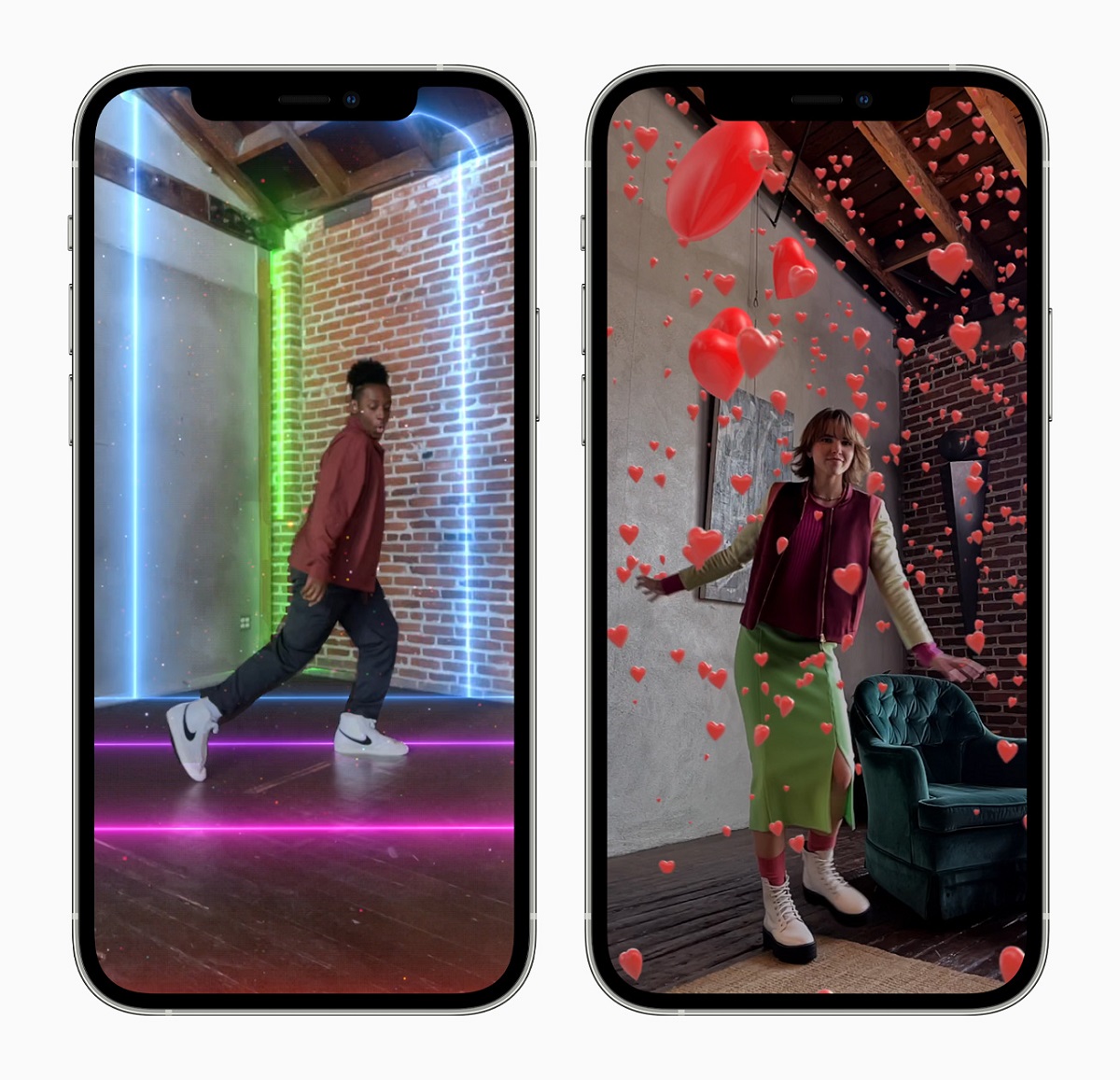 Clips app de edição de vídeos ganha efeito de RA com scanner LiDAR