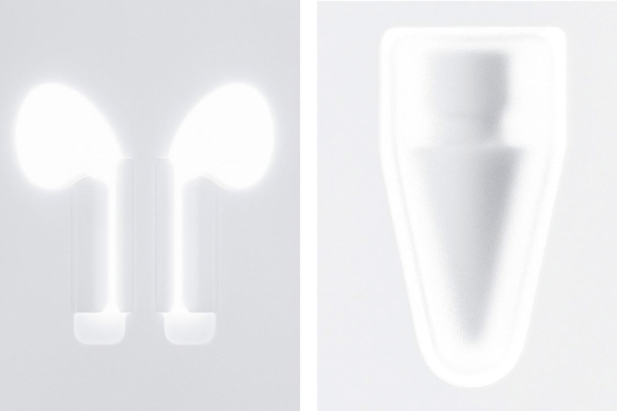 Embalagens de produtos apple transformadas em obras de arte