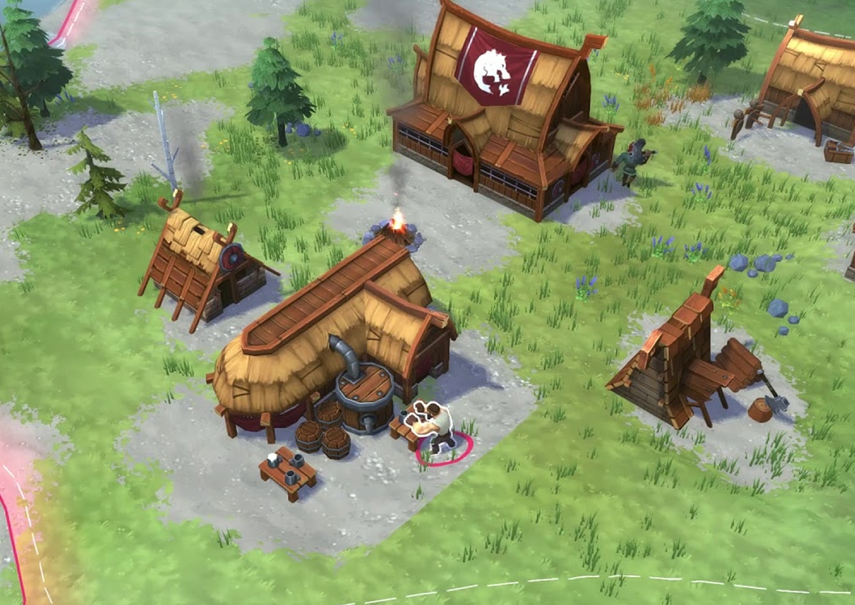 Gameplay de Northgard no iOS