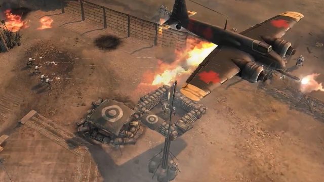 Imagem do trailer da expansão Opposing Fronts de Company of Heroes recém-lançada