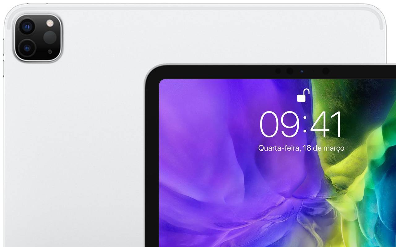 Dois modelos iPad Pro atuais, com os quais os novos modelos poderão se parecer ao serem lançados, mesmo em plena crise de chips