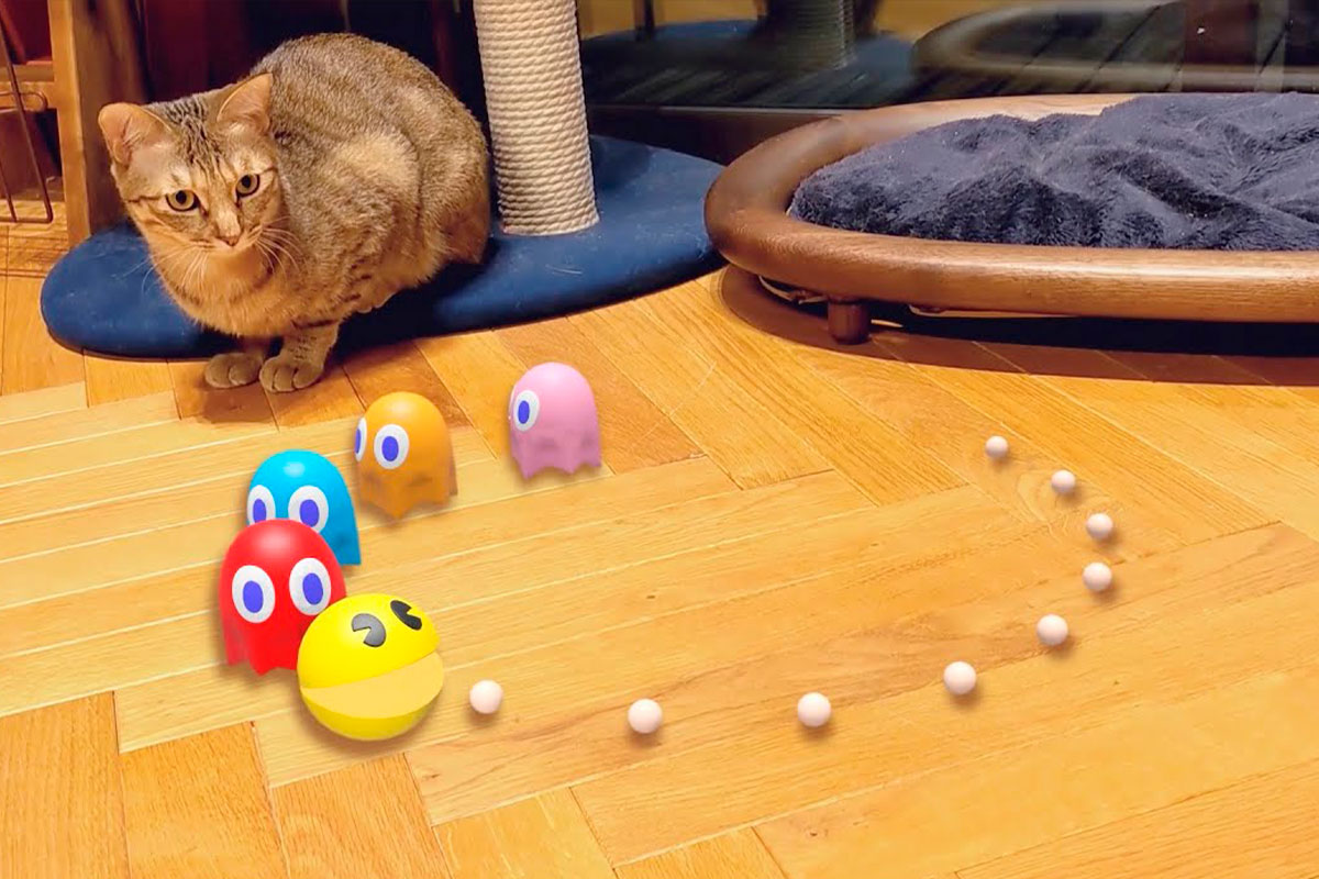 Google adicionar Pac-Man e outros personagens japoneses ao modo de pesquisas VR. Divulgação: Google