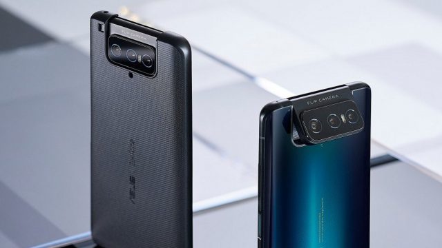 Imagem mostra telefones da Asus, que lançará o ZenFone 8 Mini na segunda quinzena de maio