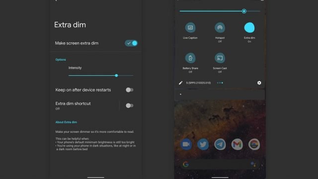 Android 12 ganha modo “Extra Escuro”