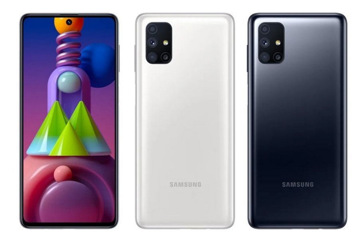 Imagem mostra Samsung Galaxy M42 5G, que é versão rebatizada do A42 5G