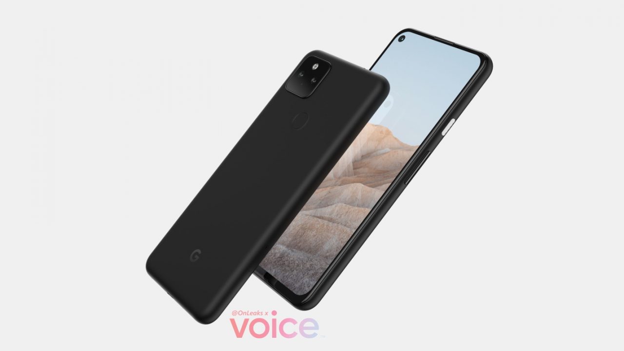 Imagem mostra como será o Google Pixel 5a, que teve novas especificações vazadas