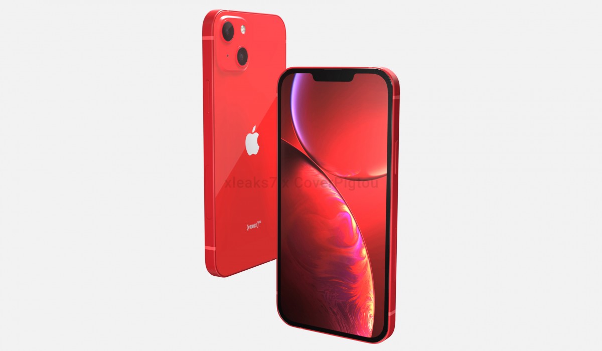 Renderização do design do iPhone 13