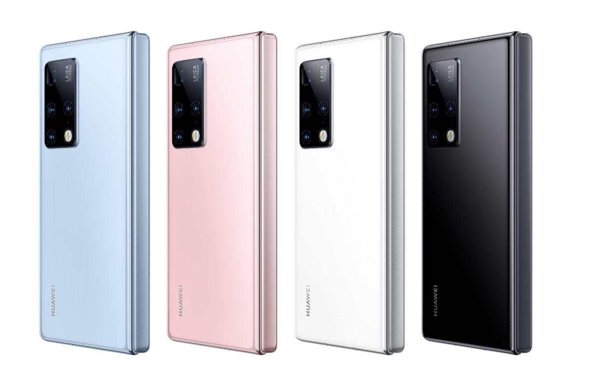 Imagem mostra Huawei Mate X2, que será lançado em versão 4G junto do Huawei Mate 40 Pro na China