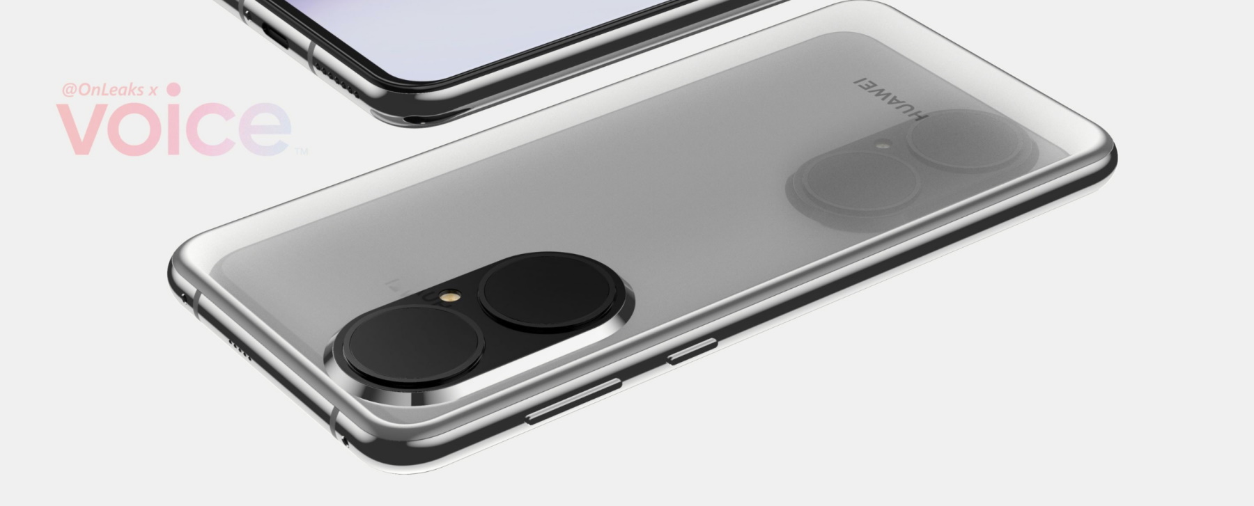 Imagem mostra o Huawei P50, que não terá o sistema Android