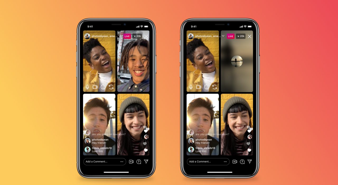 Instagram Live ganha função para desligar vídeo e mutar áudio