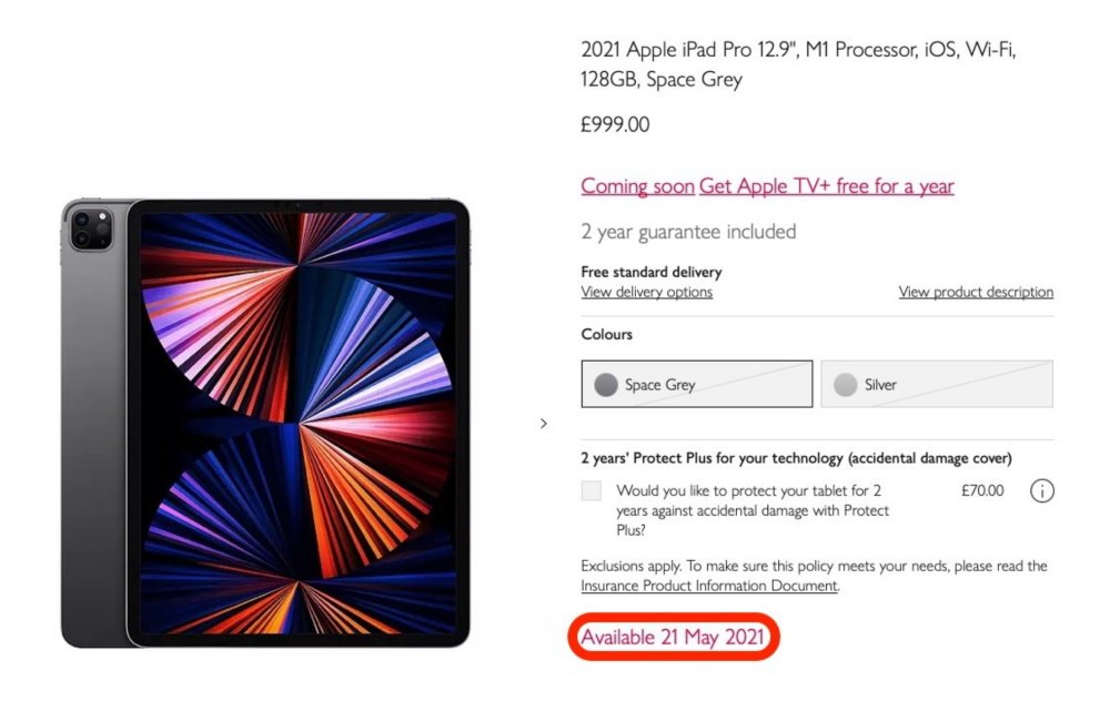 Anúncio de varejista britânico mostra quando novo iPad Pro deve chegar à loja: 21 de maio