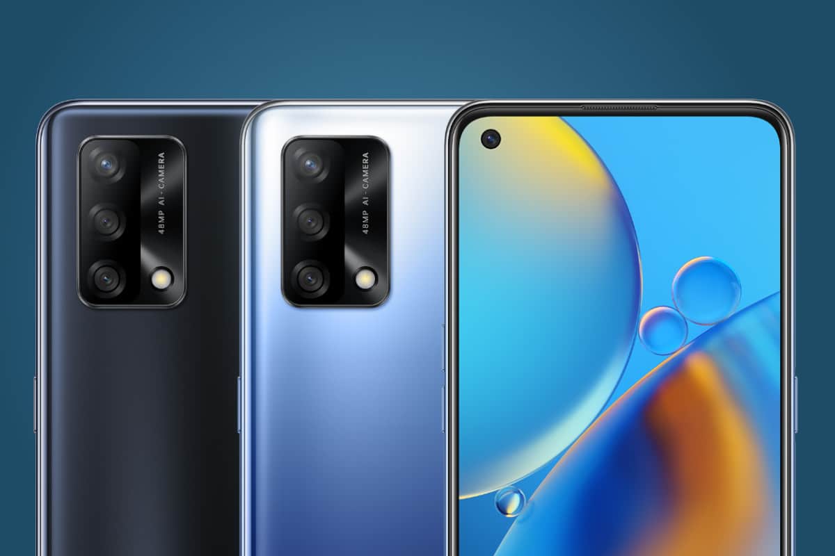 Imagens do celular Oppo A74 lançado no mercado asiático