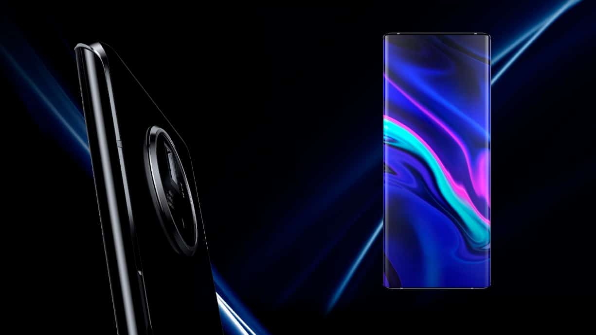 Imagem do smartphone Vivo APEX 2020. O novo Nex 5 deve contar com uma câmera escondida