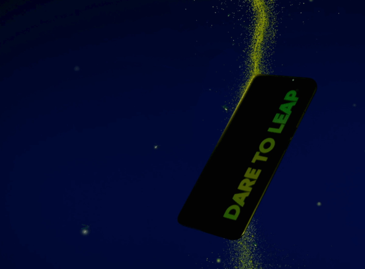 Imagem mostra teaser da Realme sobre o modelo Q3 5G, que pode chegar em breve ao mercado