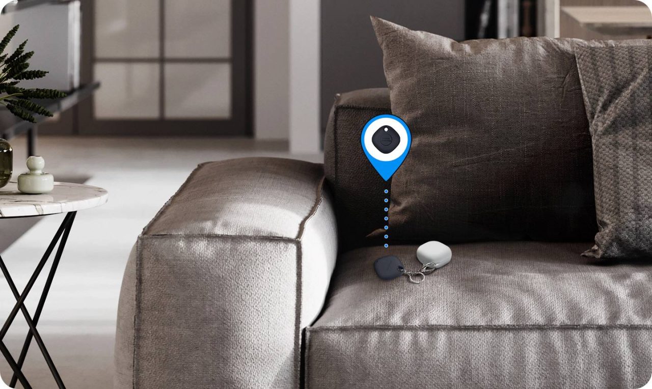 SmartTag em um ecossistema SmartThings da Samsung