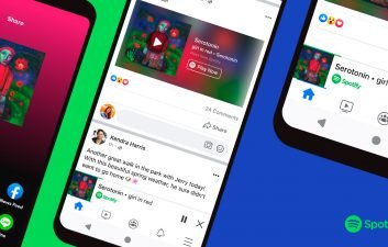 App do Facebook ganha miniplayer do Spotify
