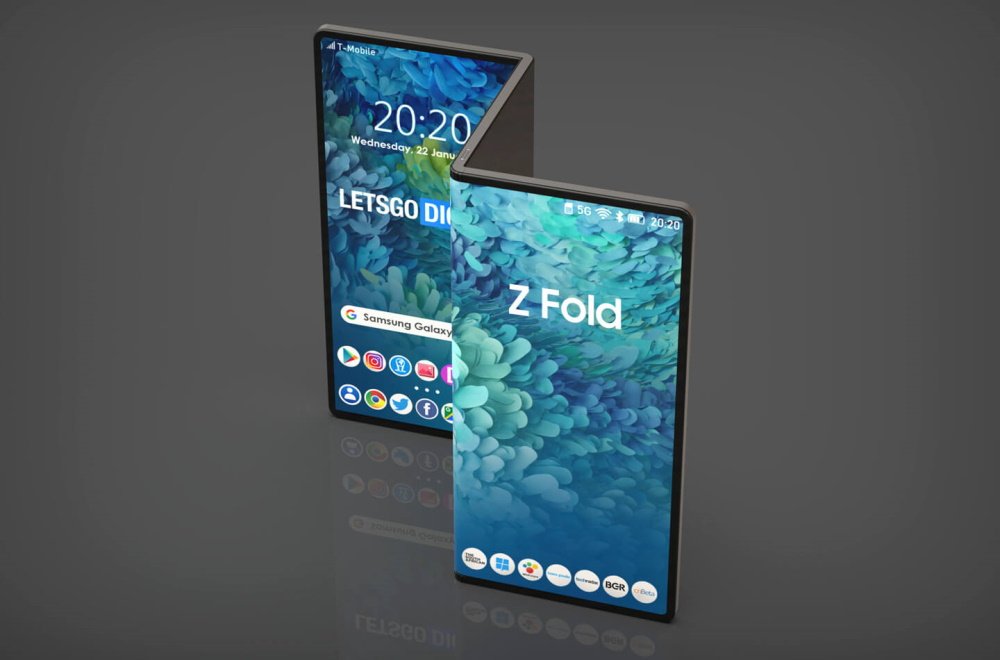 Imagens mostram detalhes do Galaxy Z Fold Tab
