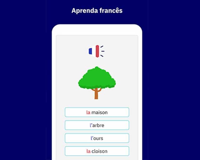 Aplicativo Wlingua para aprender francês gratuitamente 