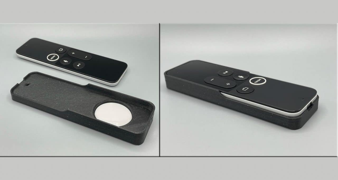 case para controle remoto com espaço para AirTag