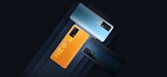 smartphones iQOO Neo, que terão em breve o iQOO Neo5 Vitality Edition acompanhando a série