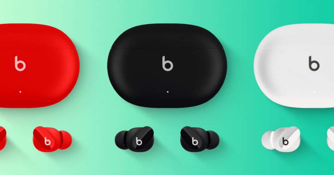 Imagem mostra como seria o estojo de carregamento do fone Apple Beats Buds, da Apple