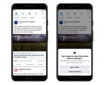 Facebook testa aviso perguntando se você leu matéria antes de compartilhar