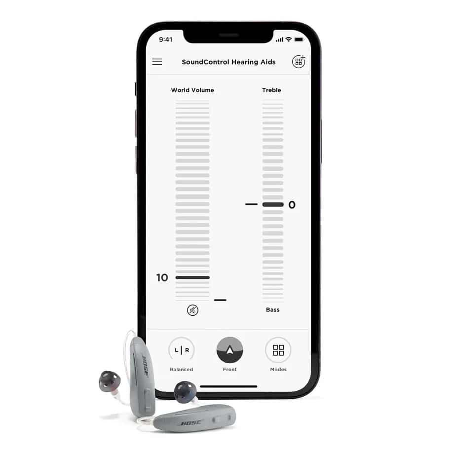 App aparelho auditivo Bose SoundControl