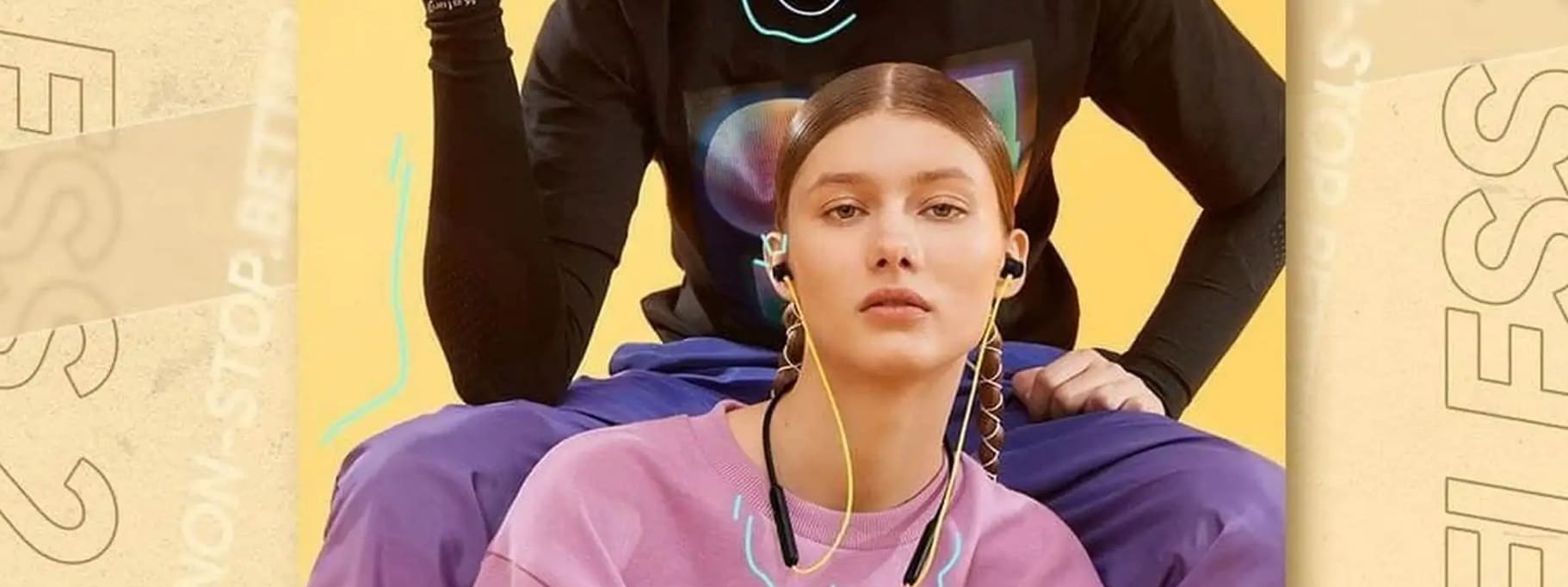 Imagem mostra fones de ouvido Buds Wirelles 2 e Buds Wireless 2 Neo