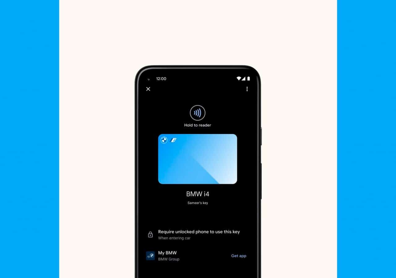 função de destravar carro em um celular Android
