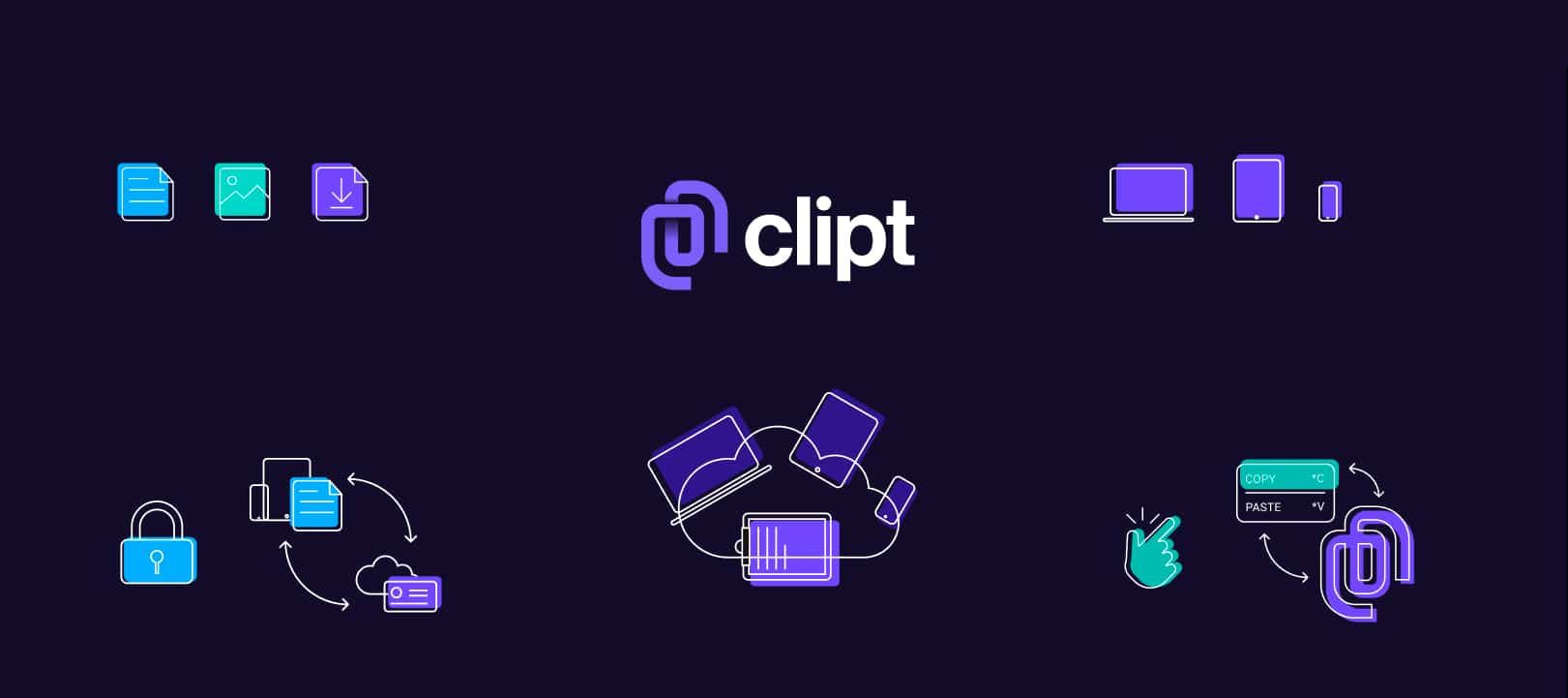 ilustração dos serviços do clipt descritos na matéria