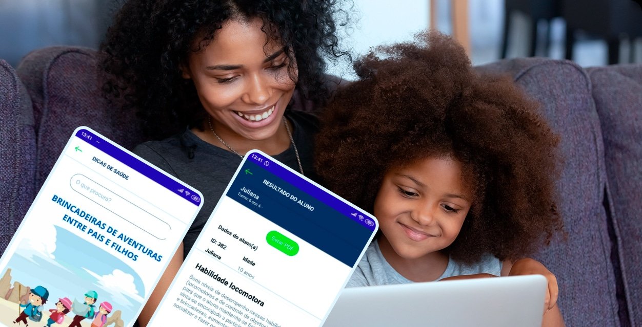 Imagem de divulgação do app de educação física Educativo EF