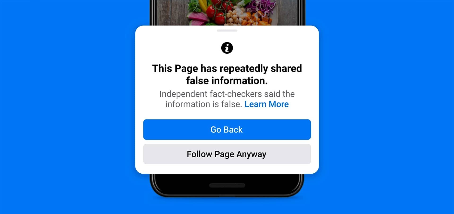 Facebook agir contra pessoas que postarem fake news