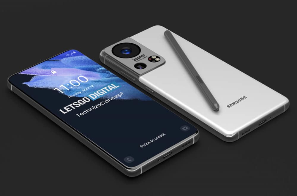 Imagem renderizada mostra que futuro Galaxy S22 pode vir sem furo na tela para a câmera de selfie