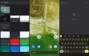 GBoard copia cores de imagem de fundo do celular no Android 12