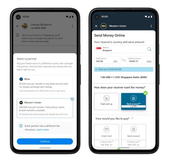 Google Pay agora permite mandar dinheiro para o exterior