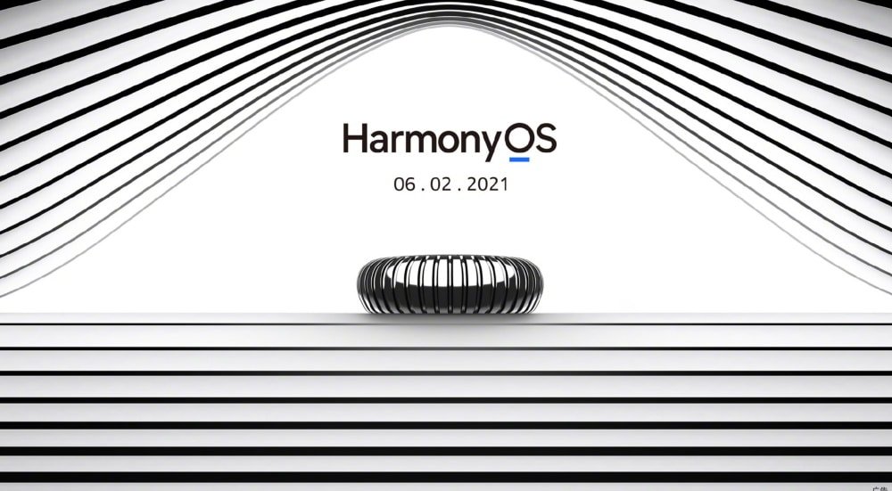 Imagem mostra anúncio do Harmony OS e, abaixo, parte do que seria o Huawei Watch 3, que será apresentado no dia 2 de junho