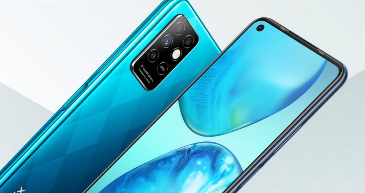 Imagem mostra Infinix Hot 10, que teve fotos da versão Pro reveladas ao vivo