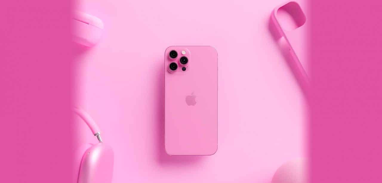 iPhone 13 na cor rosa