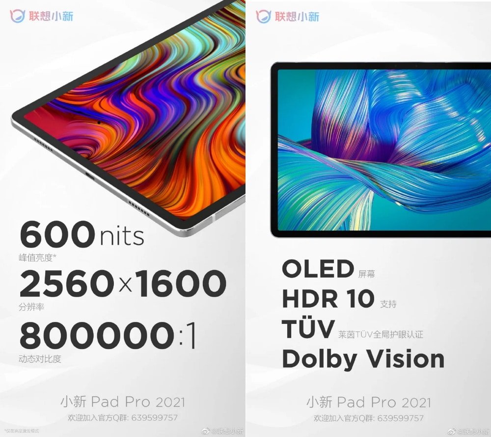 Imagem mostra algumas das características de um dos novos tablets da Lenovo