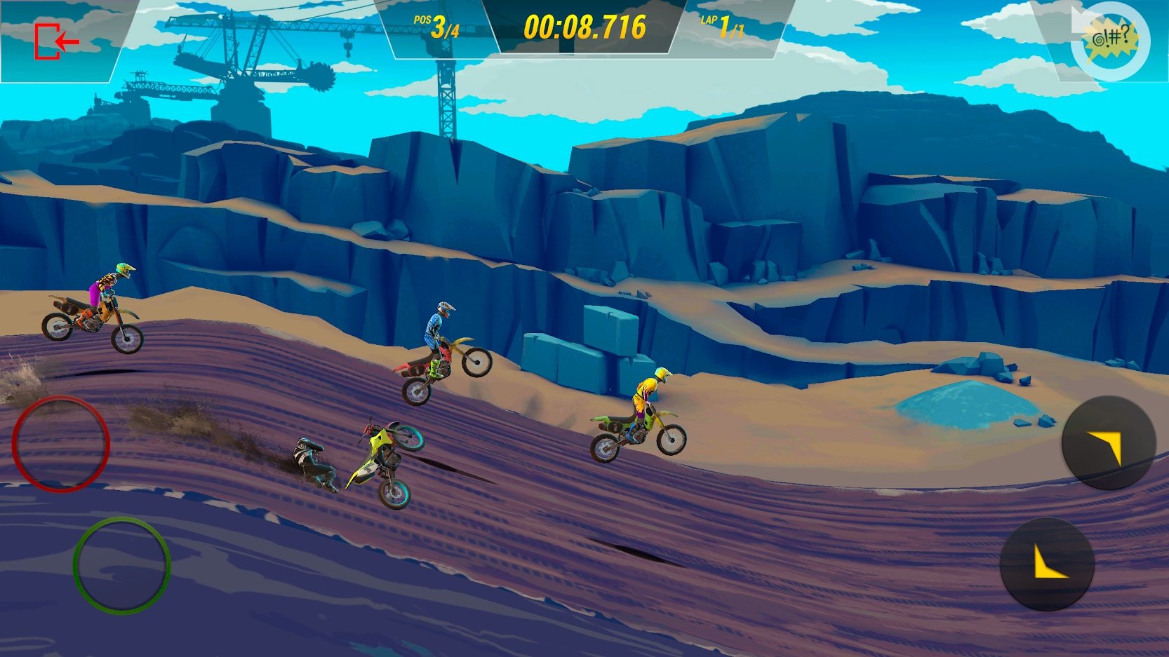 Novo game Mad Skills Motocross 3 para Android e iOS