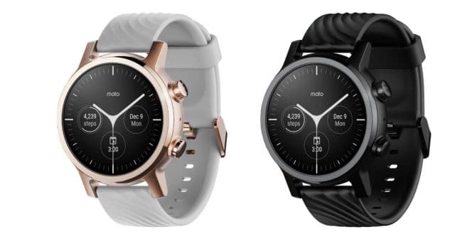 Imagem mostra as duas cores disponíveis do Moto 360, smartwatch da Motorola