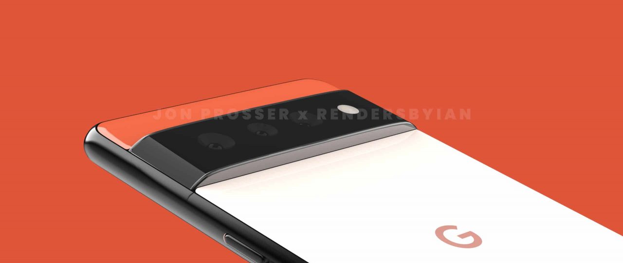 Arte a partir de imagens vazadas do Google Pixel 6
