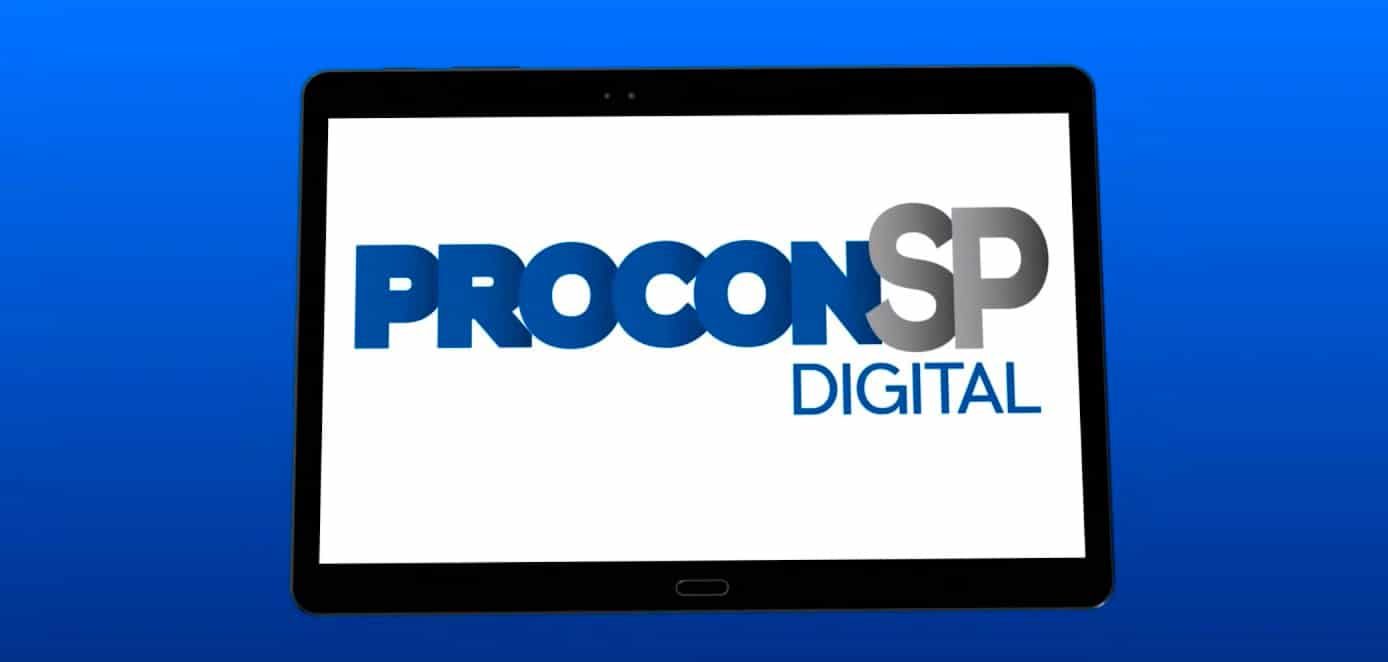 Tela do novo app do Procon