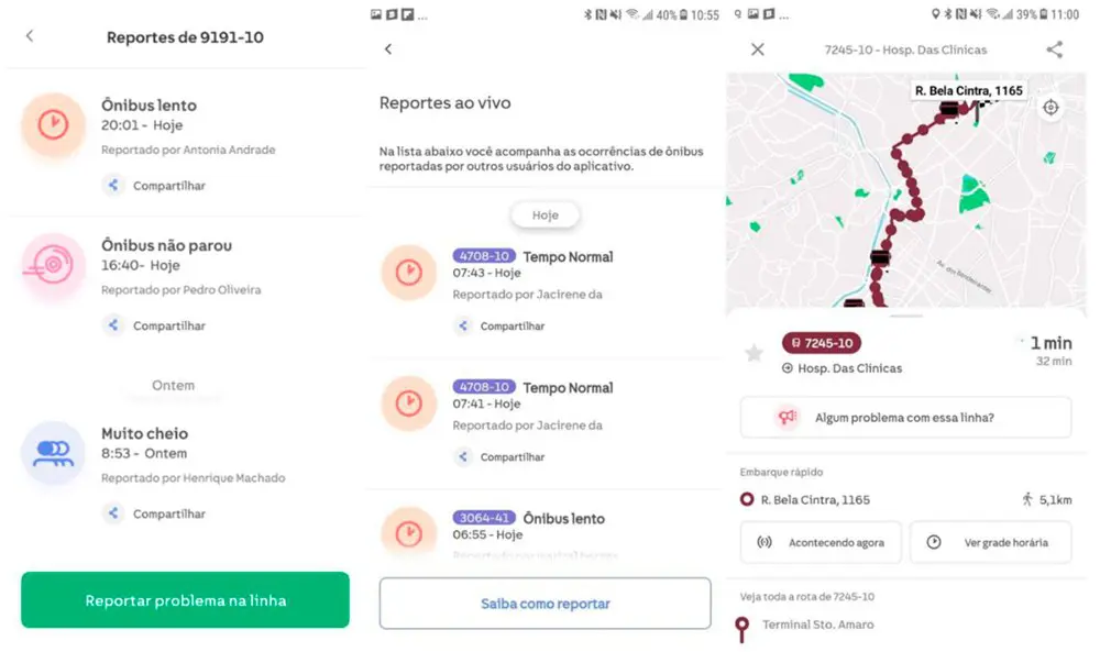 App permite checar lotação do ônibus antes do embarque