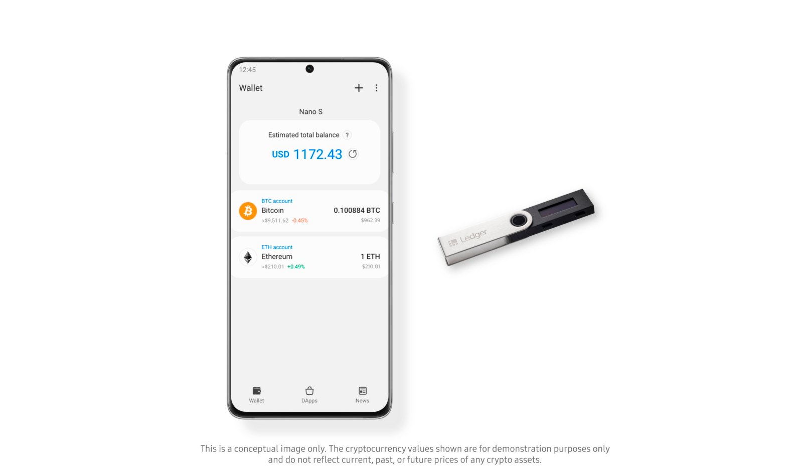 Samsung carteira hardware