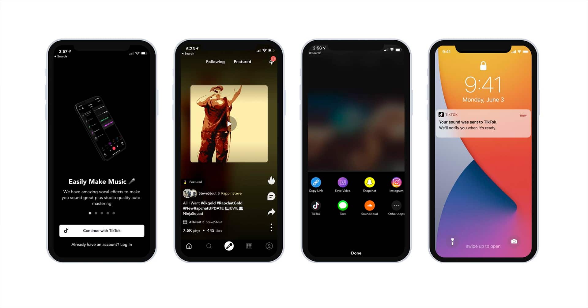 Login do TikTok poderá ser utilizado em apps de terceiros. Rede social lança sound kit para artistas