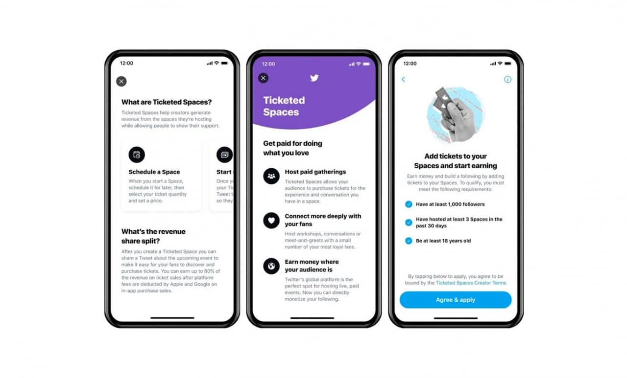 Twitter Spaces vai ganhar possibilidade de cobrar ingressos