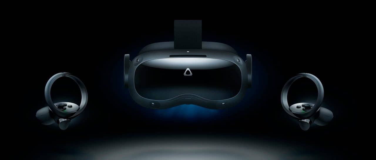 Reprodução do headset Vive Focus 3, da HTC