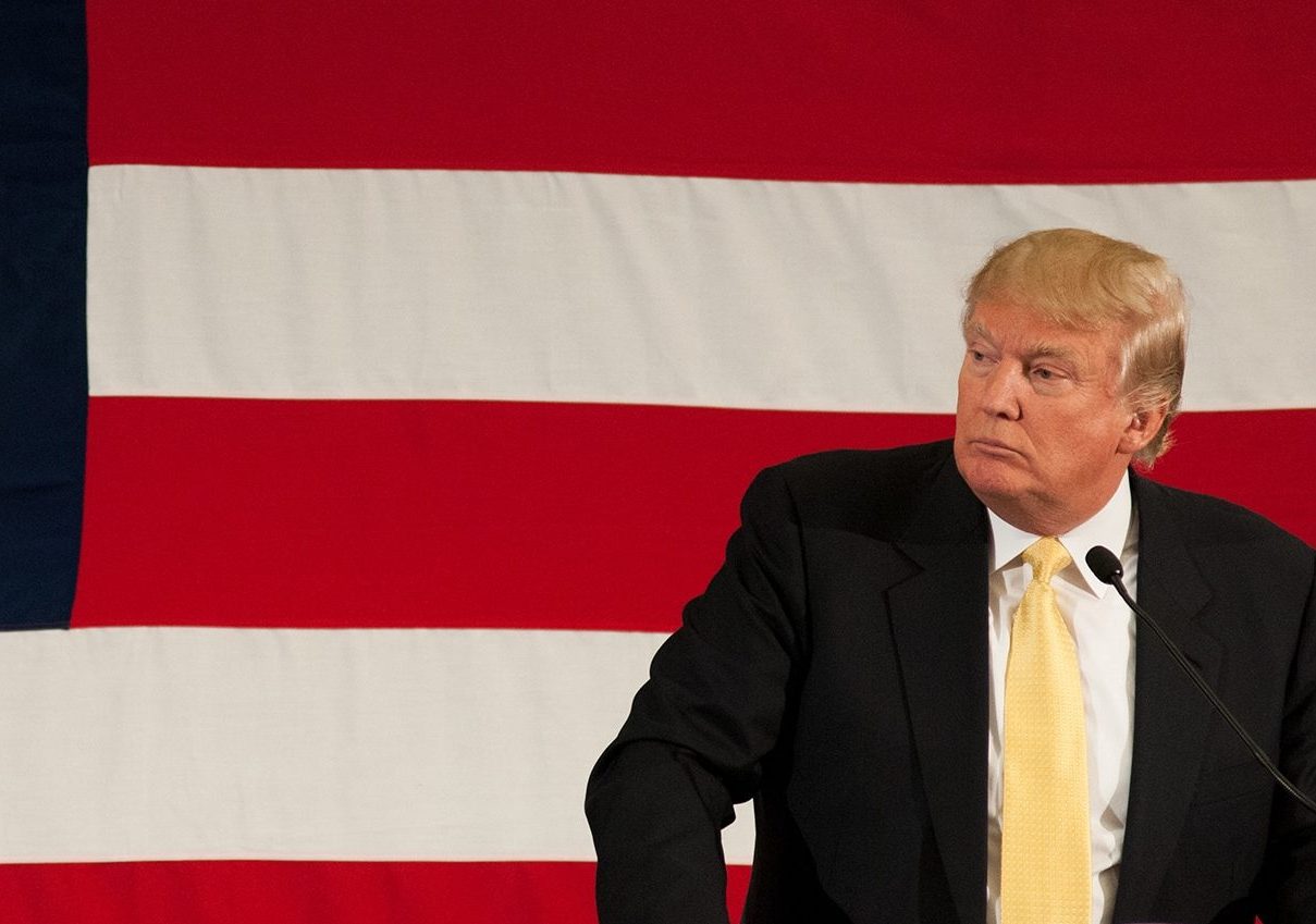 Donald Trump em um discurso