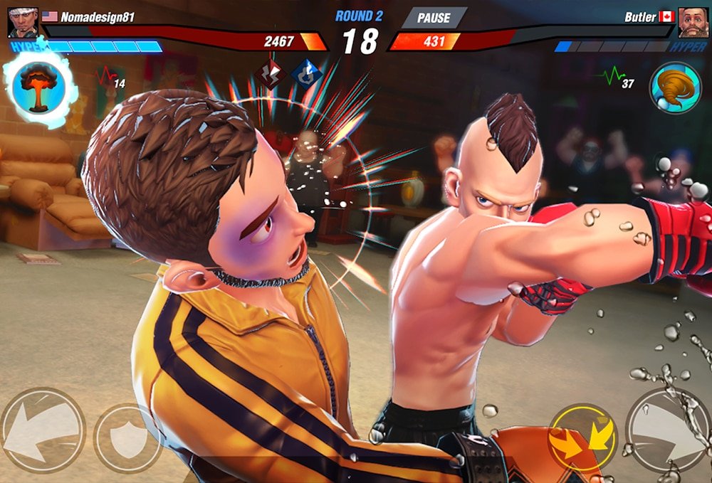 Jogo de luta para Android e iOS Boxing Star